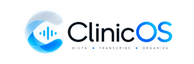 ClinicOS · Dicta, transcribe, organiza